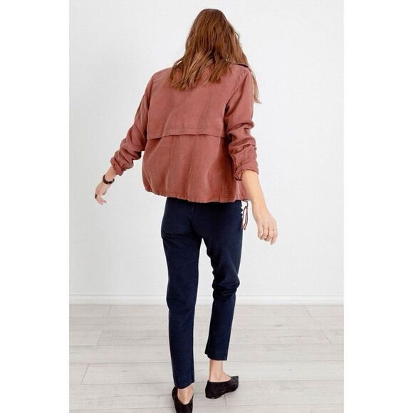 Rails Collins Jacket Brick Brown size M Utility Full zip - Picture 2 of 16